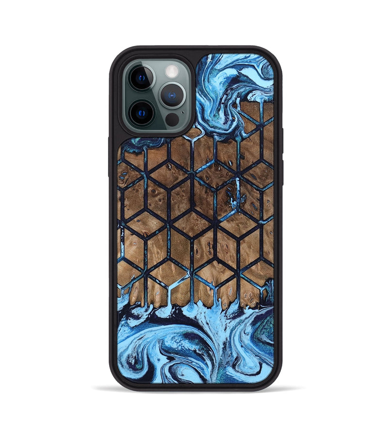 iPhone 12 Pro Wood Phone Case - Earline (Pattern, 802424)