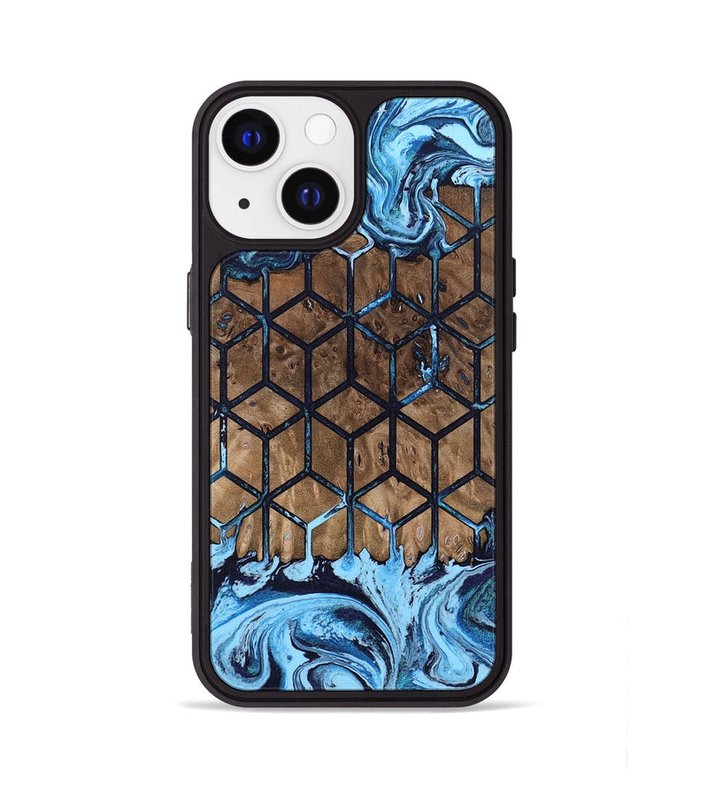 iPhone 13 Wood Phone Case - Earline (Pattern, 802424)