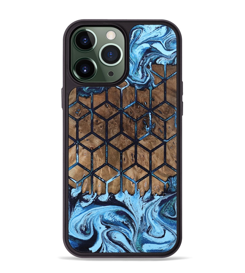 iPhone 13 Pro Max Wood Phone Case - Earline (Pattern, 802424)