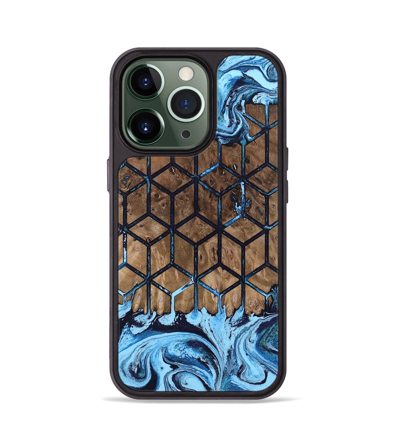 iPhone 13 Pro Wood Phone Case - Earline (Pattern, 802424)