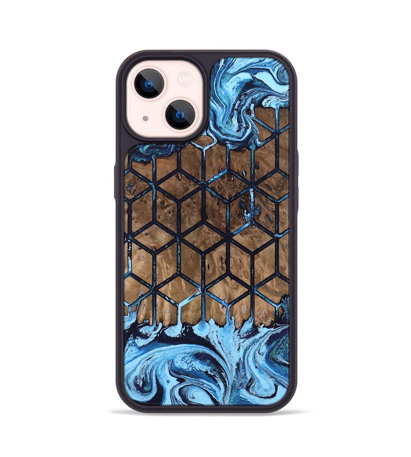iPhone 14 Wood Phone Case - Earline (Pattern, 802424)