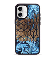 iPhone 16 Plus Wood Phone Case - Earline (Pattern, 802424)