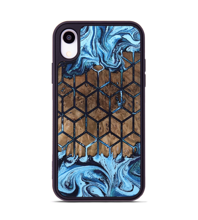 iPhone Xr Wood Phone Case - Earline (Pattern, 802424)