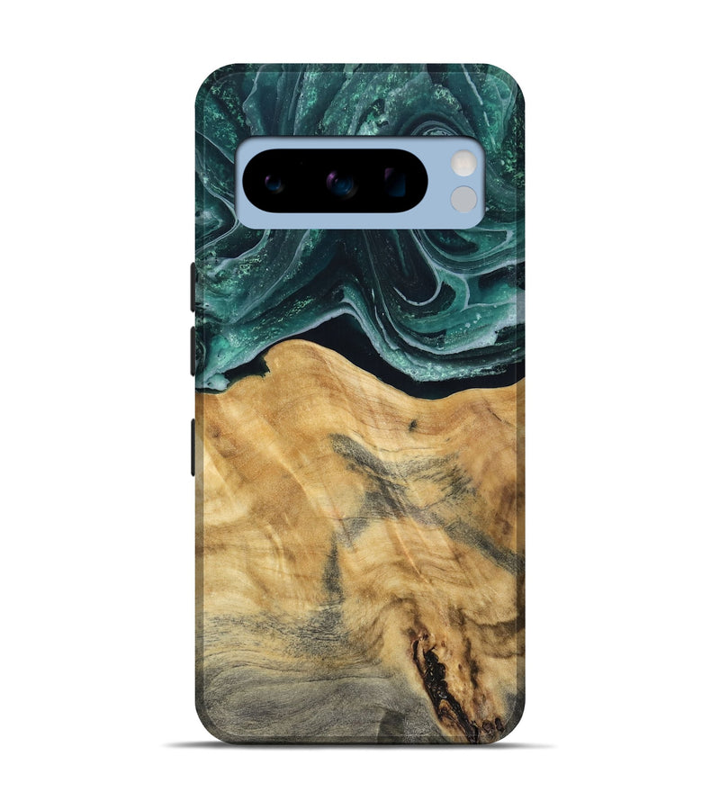 Pixel 8 Pro Wood Live Edge Phone Case - Eda (Green, 802426)