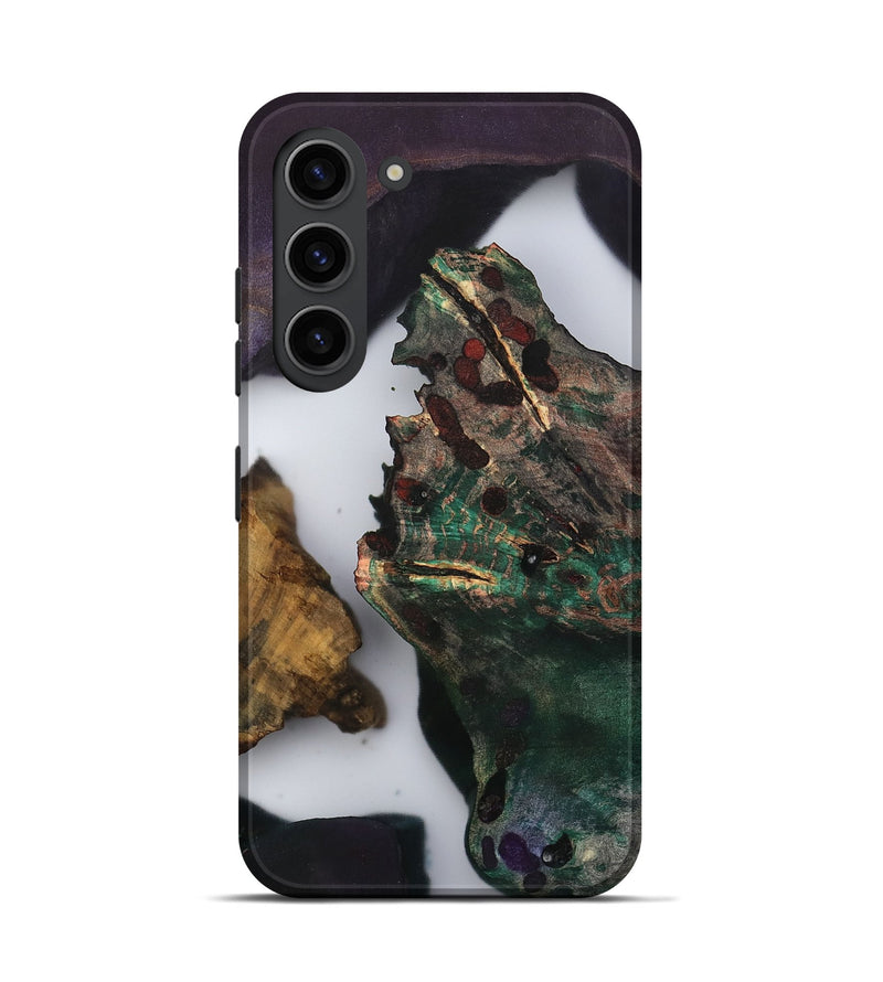 Galaxy S23 Wood Live Edge Phone Case - Kamiyah (Clear, 802428)