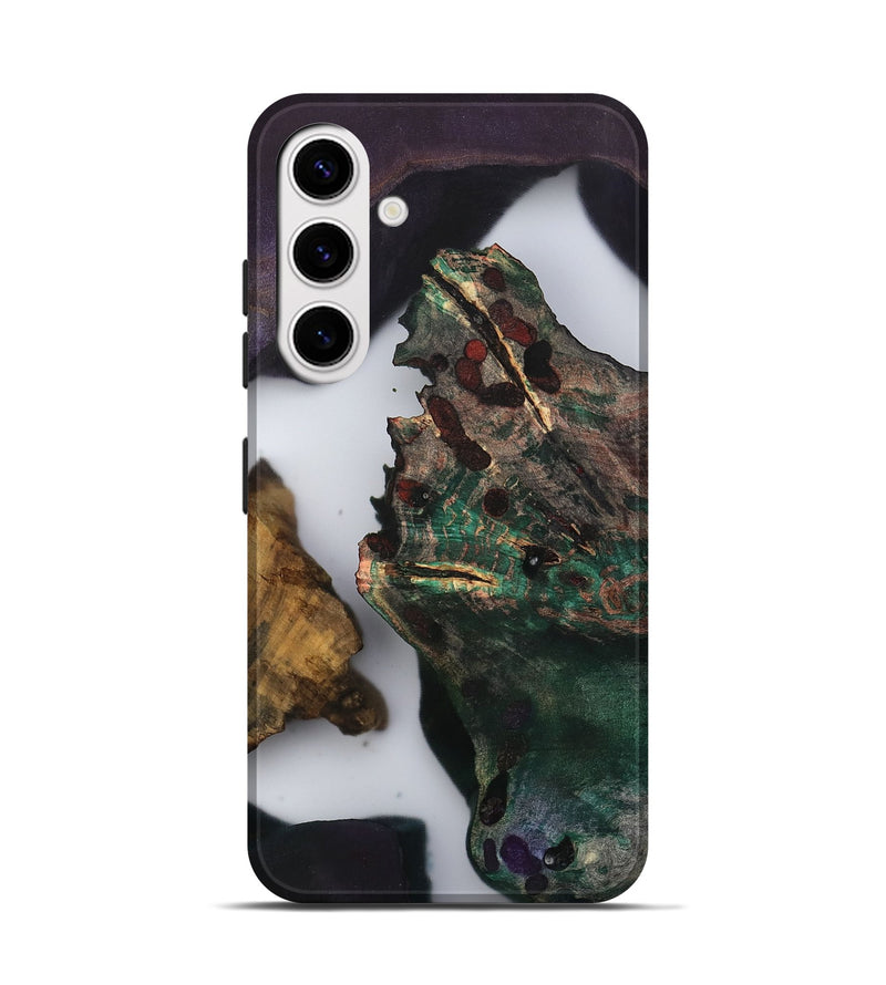 Galaxy S25 Wood Live Edge Phone Case - Kamiyah (Clear, 802428)