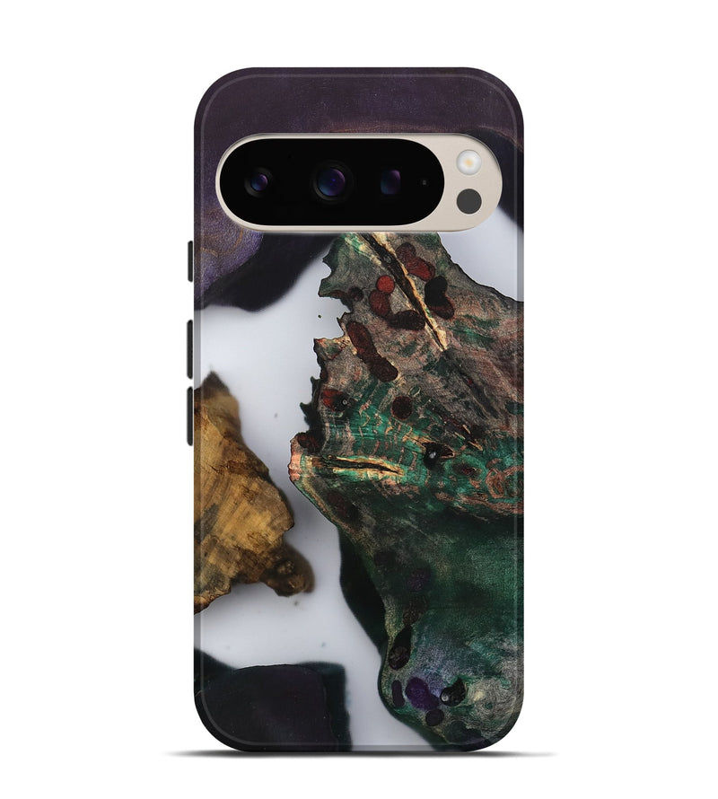 Pixel 9 Wood Live Edge Phone Case - Kamiyah (Clear, 802428)