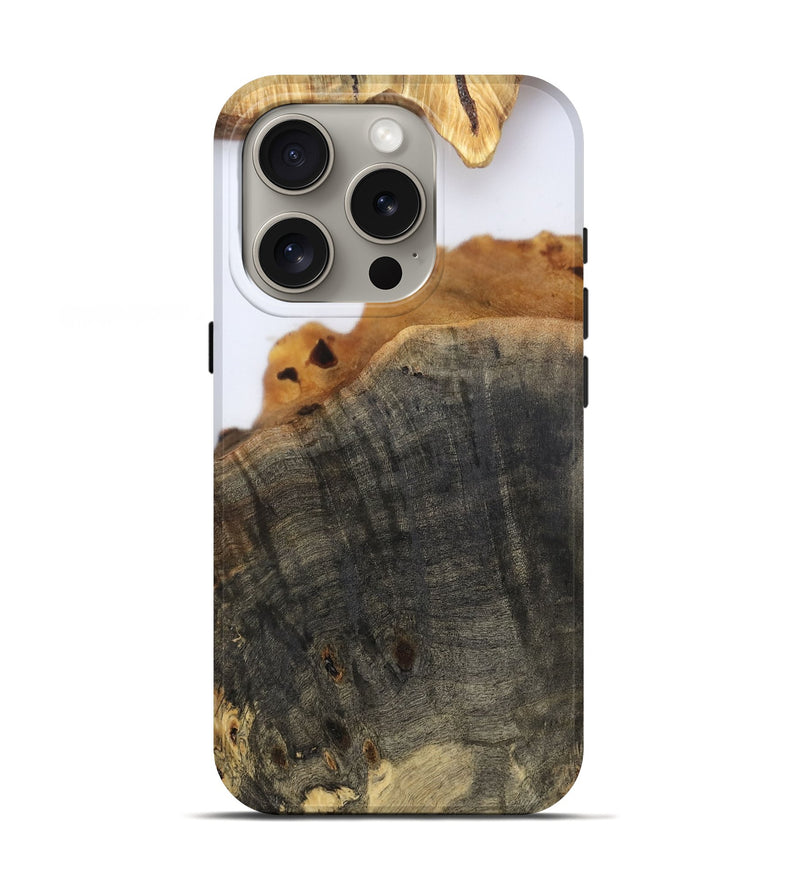 iPhone 16 Pro Wood Live Edge Phone Case - Laney (Clear, 802429)