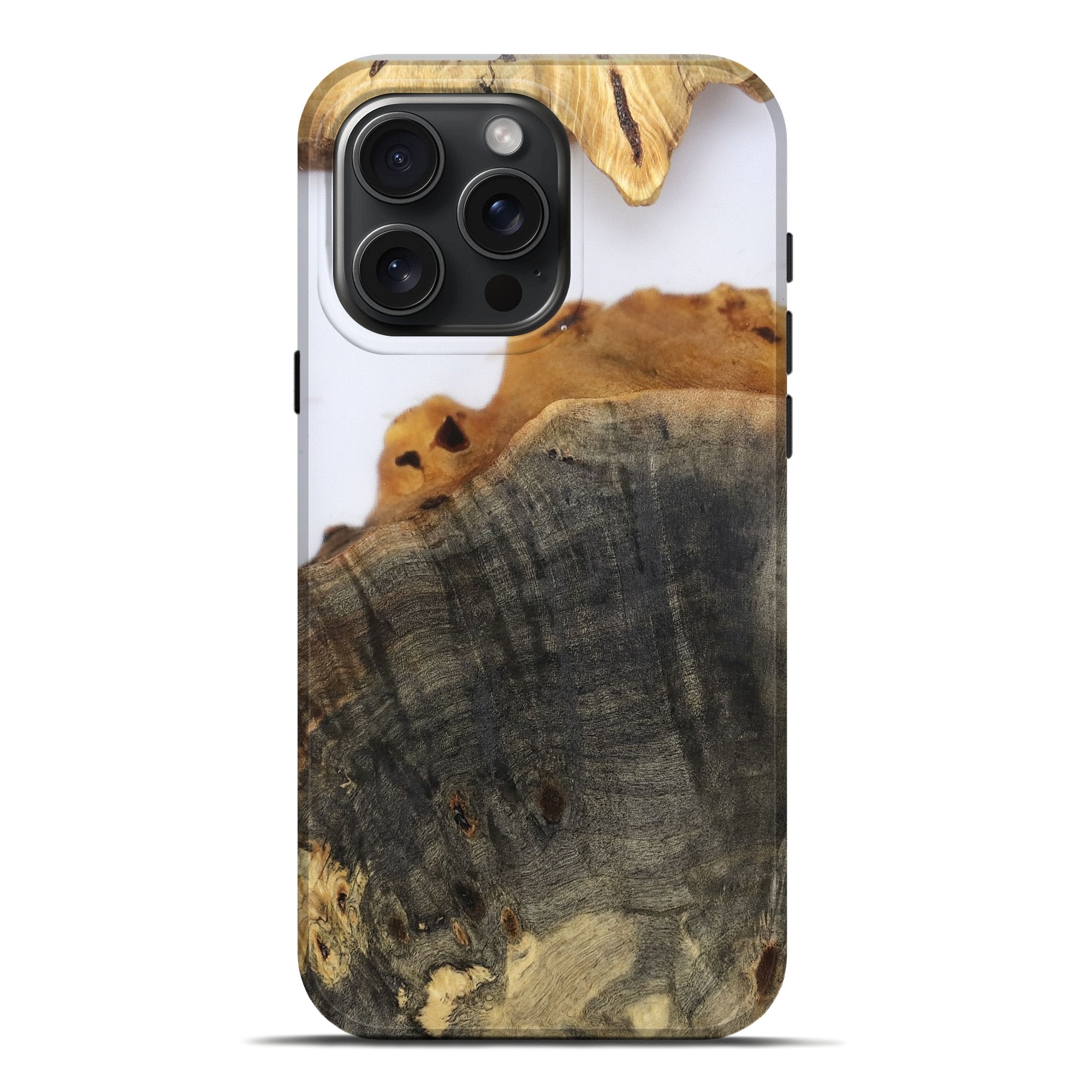 Carved iPhone 16 Pro Max スタビライズドウッド ケース iPhone 16 Pro Live Edge Wood Phone Cases by Carved