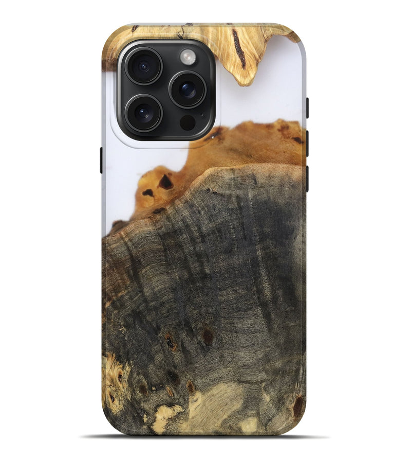 iPhone 16 Pro Max Wood Live Edge Phone Case - Laney (Clear, 802429)