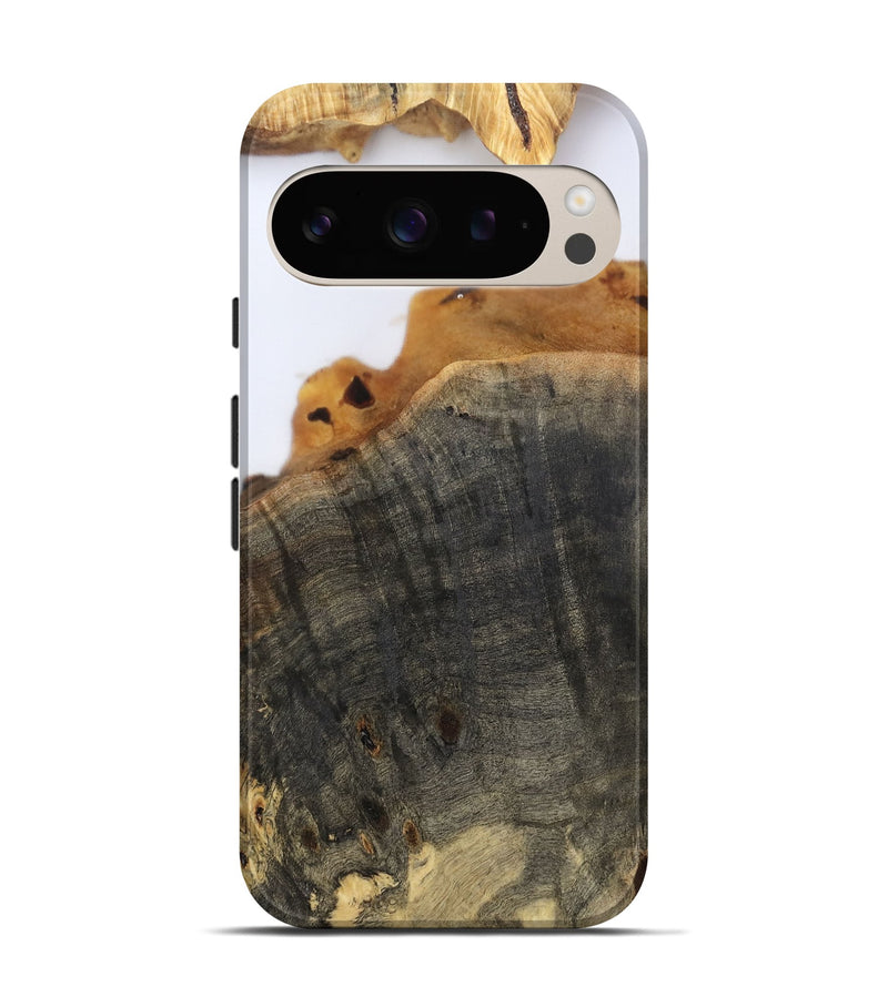 Pixel 9 Pro Wood Live Edge Phone Case - Laney (Clear, 802429)