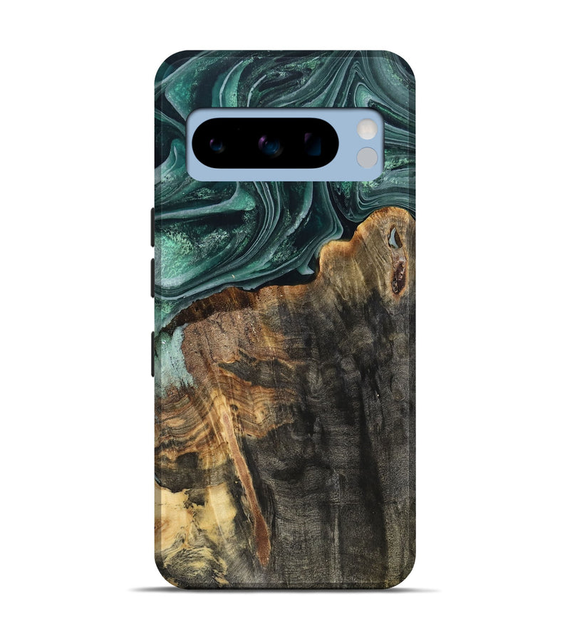 Pixel 8 Pro Wood Live Edge Phone Case - Dovie (Green, 802431)