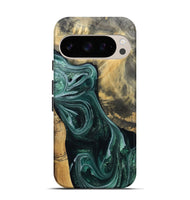 Pixel 10 Wood Live Edge Phone Case - Stacie (Green, 802436)