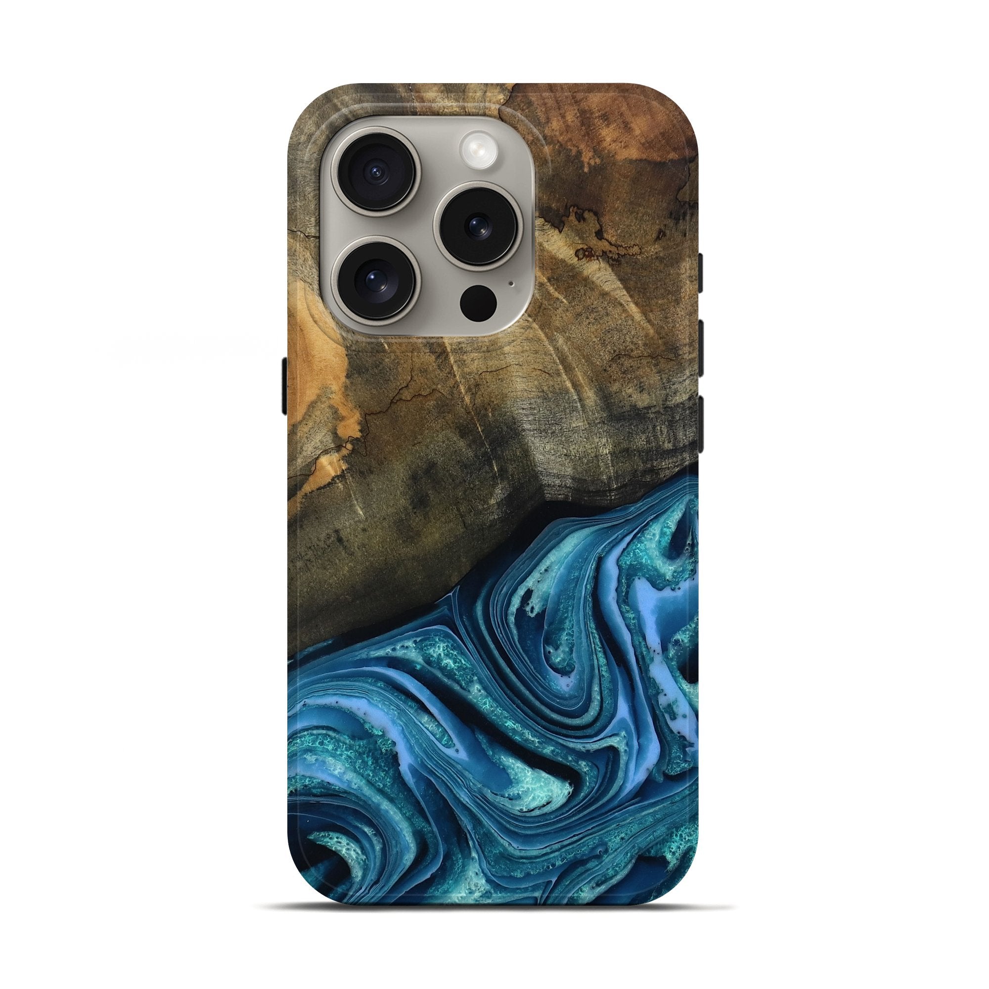 Carved Live Edge iPhone 16 Pro Max ケース iPhone 16 Pro Live Edge Wood Phone Cases by Carved