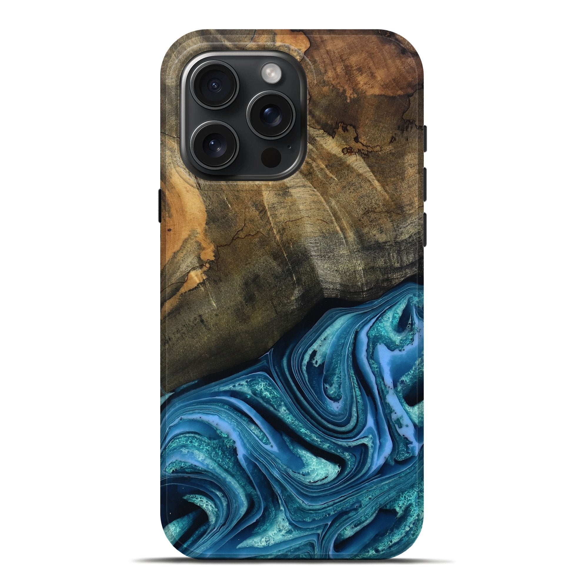 iPhone 16 Pro Max Live Edge Wood Phone Cases by Carved