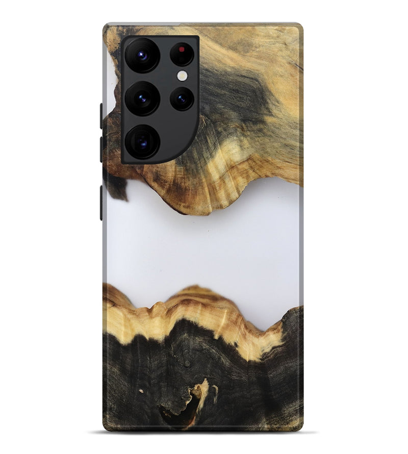 Galaxy S22 Ultra Wood Live Edge Phone Case - Kieran (Clear, 802439)