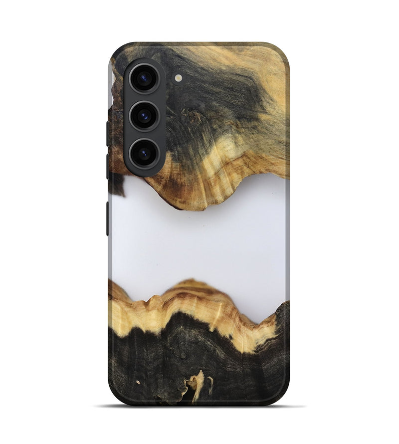 Galaxy S23 Wood Live Edge Phone Case - Kieran (Clear, 802439)