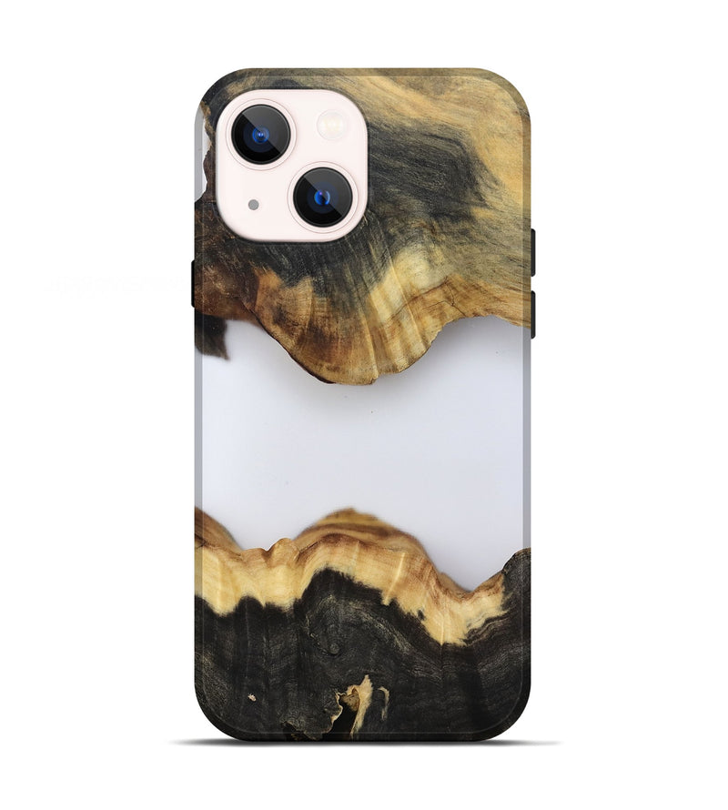 iPhone 13 Wood Live Edge Phone Case - Kieran (Clear, 802439)