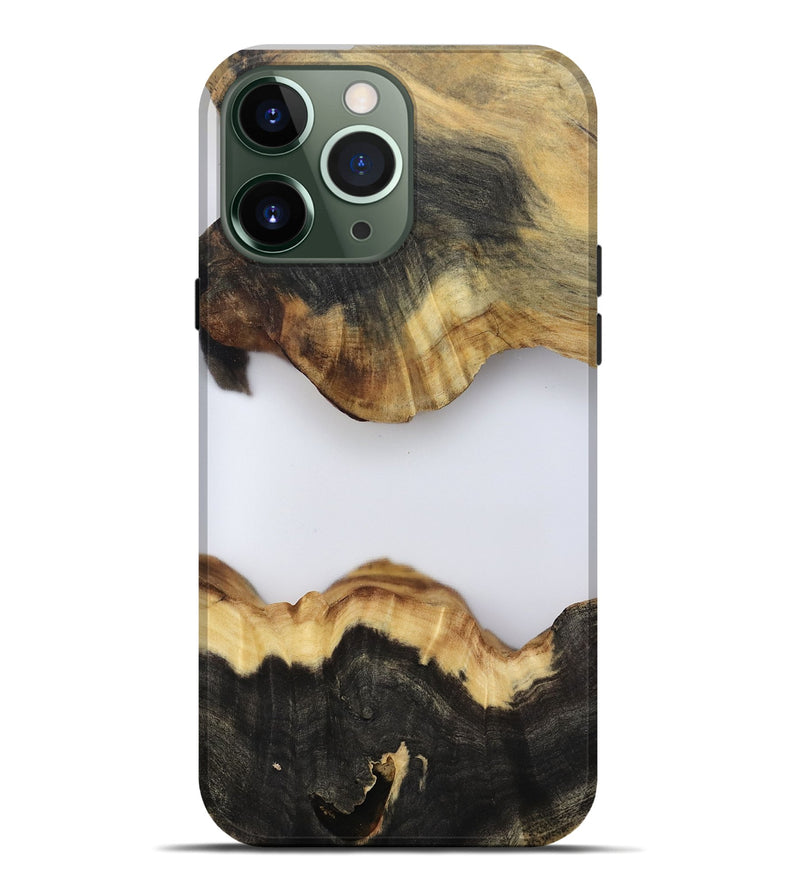 iPhone 13 Pro Max Wood Live Edge Phone Case - Kieran (Clear, 802439)