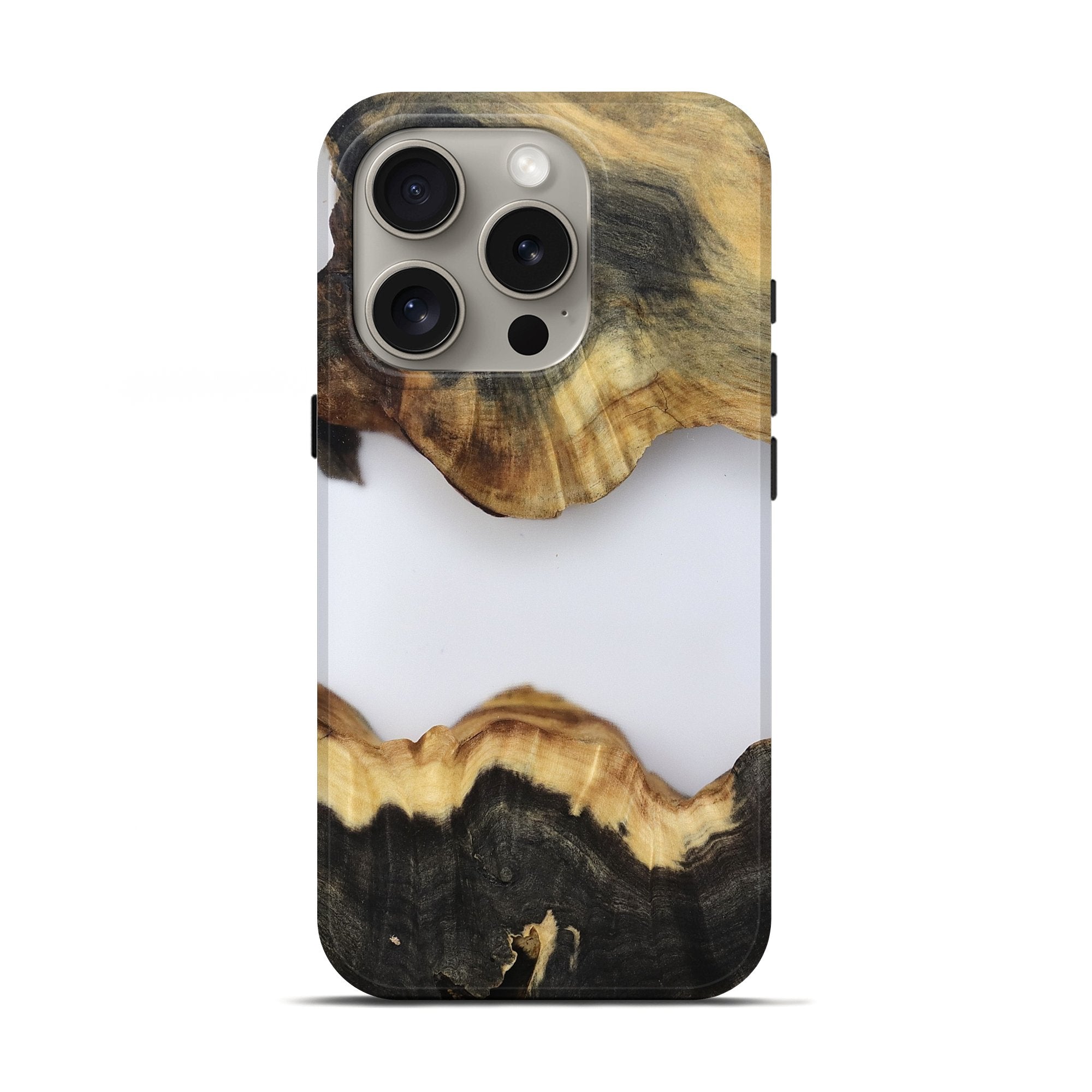 iPhone 16 Pro Live Edge Wood Phone Cases by Carved