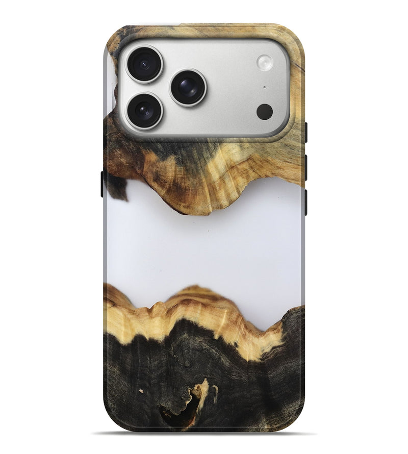 iPhone 17 Pro Max Wood Live Edge Phone Case - Kieran (Clear, 802439)