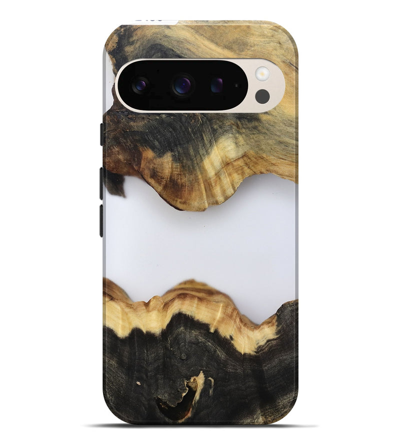 Pixel 10 Pro XL Wood Live Edge Phone Case - Kieran (Clear, 802439)