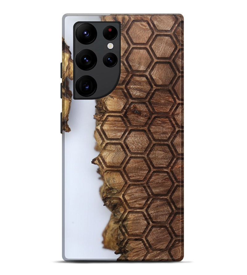 Galaxy S22 Ultra Wood Live Edge Phone Case - Ottilie (Clear, 802440)