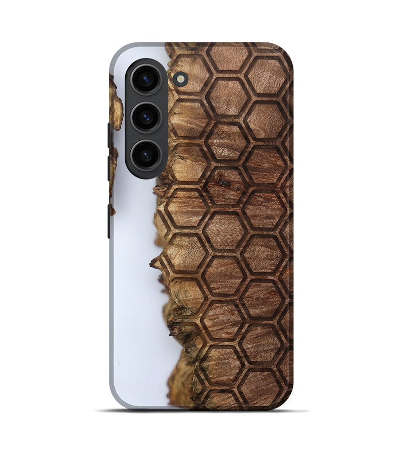 Galaxy S23 Wood Live Edge Phone Case - Ottilie (Clear, 802440)