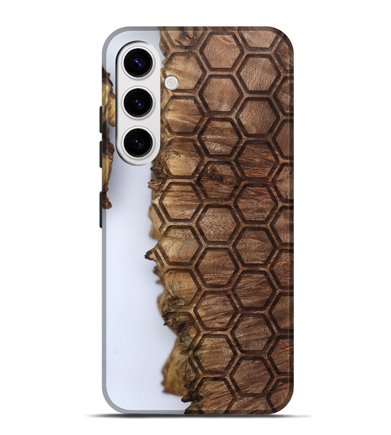 Galaxy S25 Plus Wood Live Edge Phone Case - Ottilie (Clear, 802440)