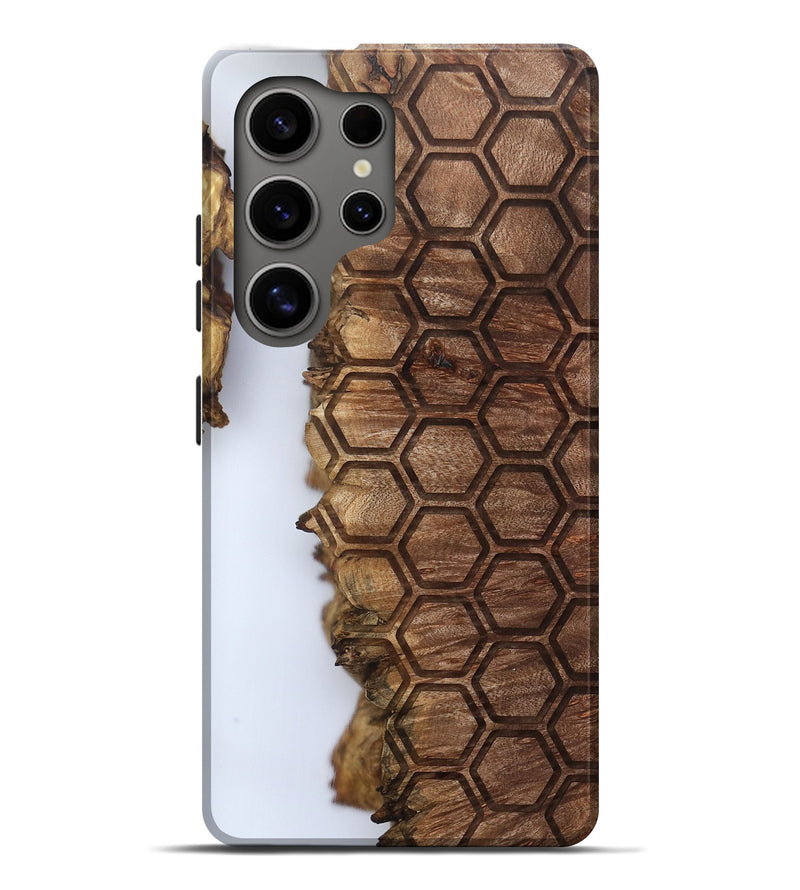 Galaxy S25 Ultra Wood Live Edge Phone Case - Ottilie (Clear, 802440)