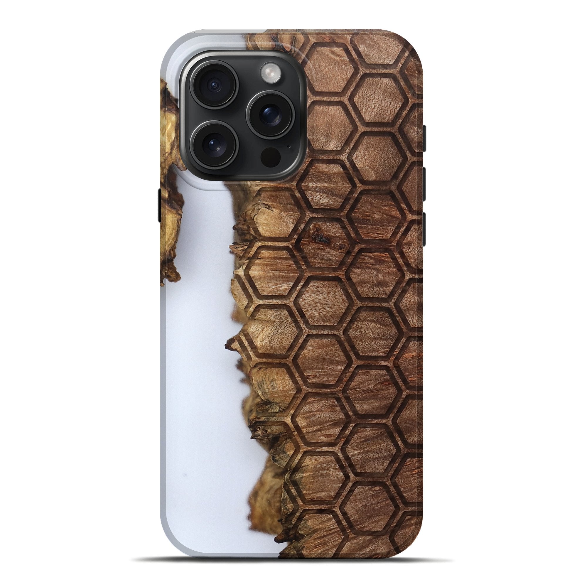 iPhone 16 Pro Max Live Edge Wood Phone Cases by Carved