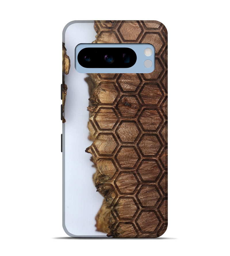 Pixel 8 Pro Wood Live Edge Phone Case - Ottilie (Clear, 802440)
