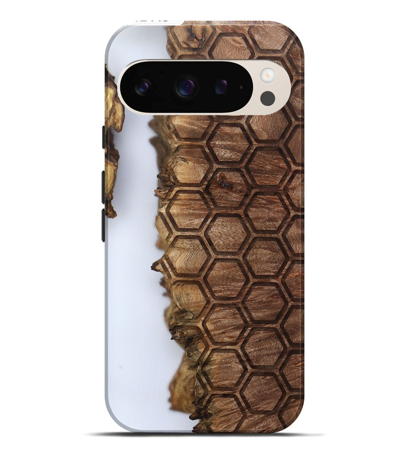 Pixel 9 Pro XL Wood Live Edge Phone Case - Ottilie (Clear, 802440)