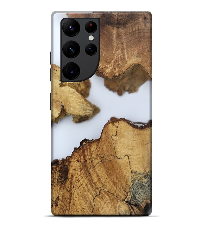 Galaxy S22 Ultra Wood Live Edge Phone Case - Lian (Clear, 802442)