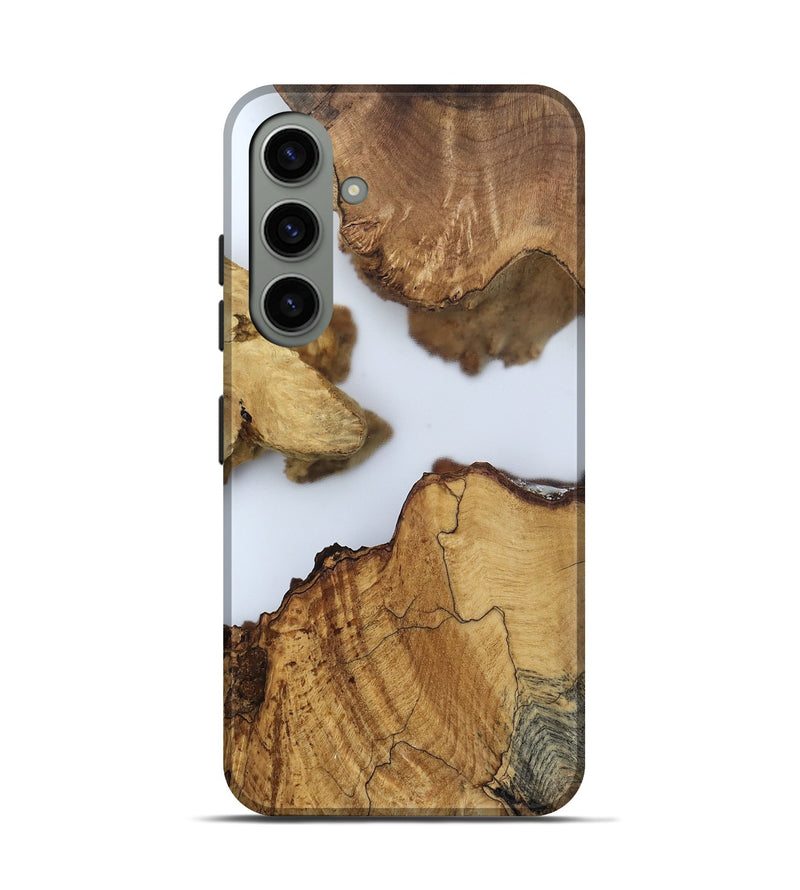 Galaxy S24 Wood Live Edge Phone Case - Lian (Clear, 802442)