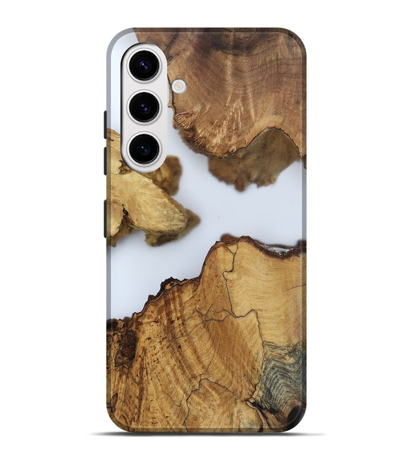 Galaxy S25 Plus Wood Live Edge Phone Case - Lian (Clear, 802442)
