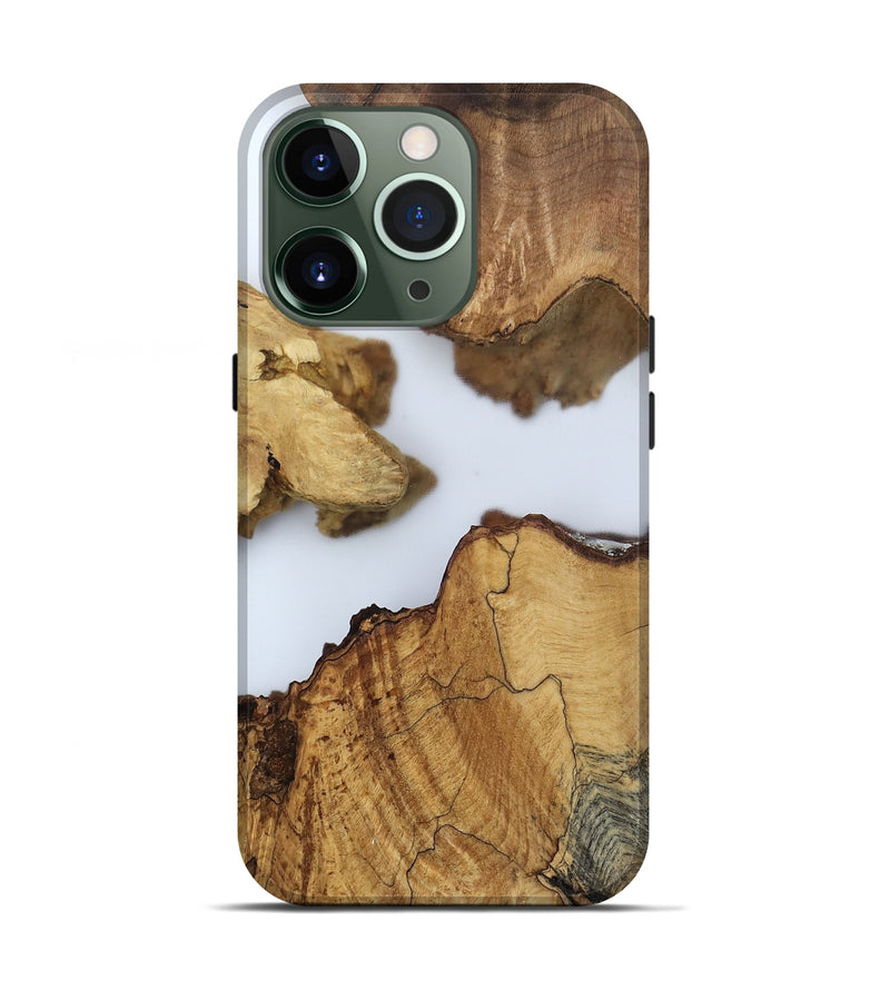 iPhone 13 Pro Wood Live Edge Phone Case - Lian (Clear, 802442)