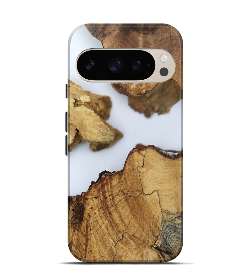 Pixel 10 Pro Wood Live Edge Phone Case - Lian (Clear, 802442)