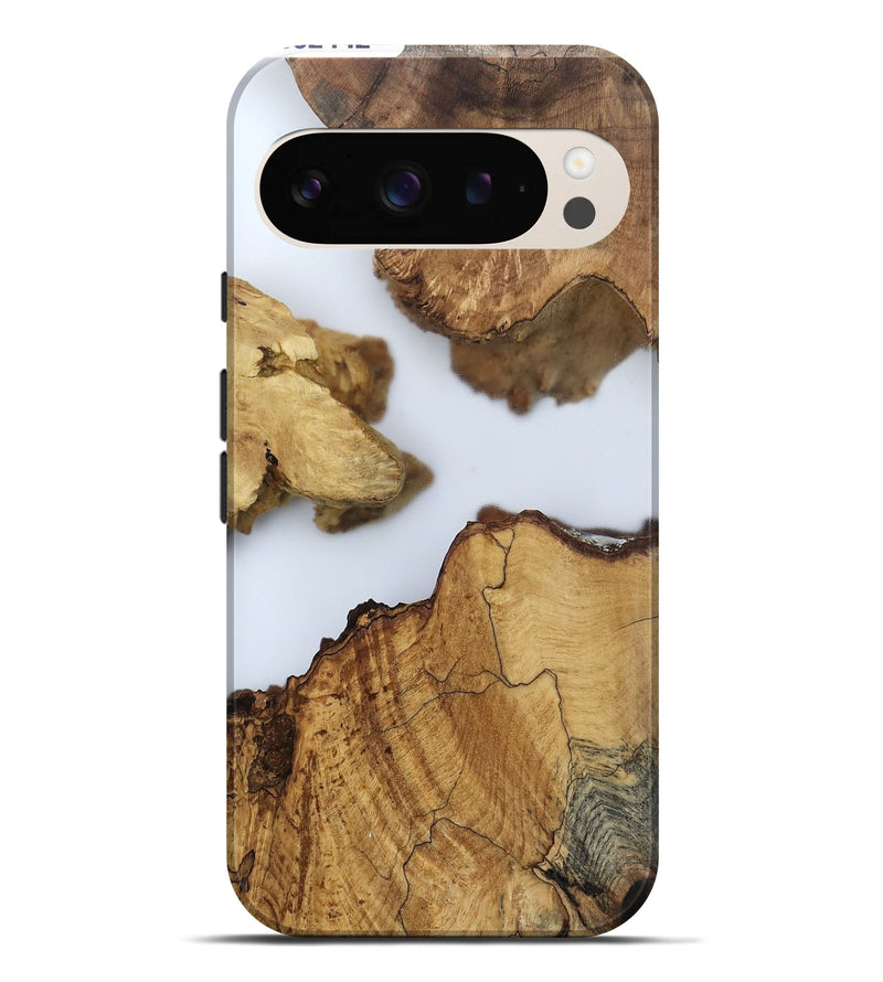 Pixel 9 Pro XL Wood Live Edge Phone Case - Lian (Clear, 802442)