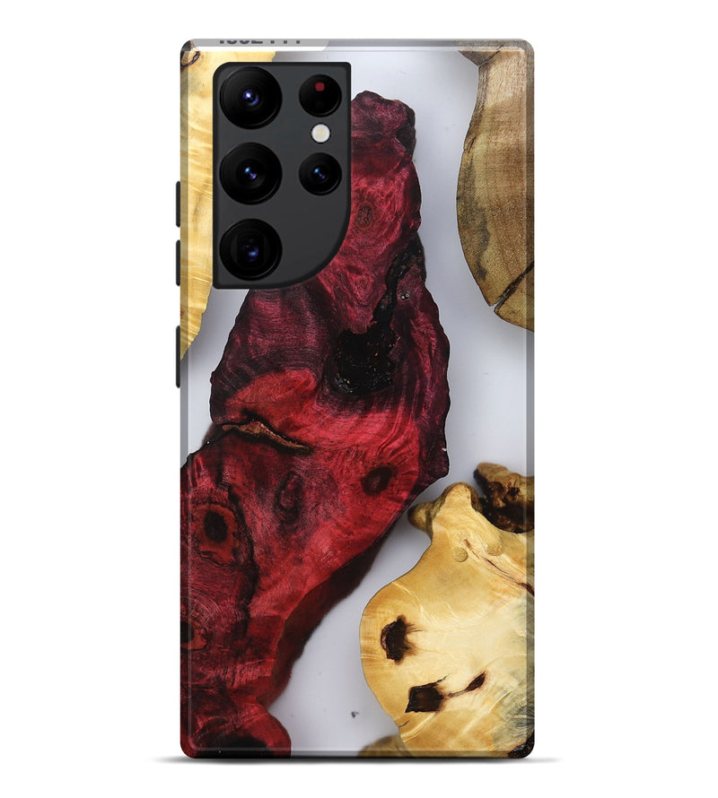 Galaxy S22 Ultra Wood Live Edge Phone Case - Chandra (Clear, 802444)