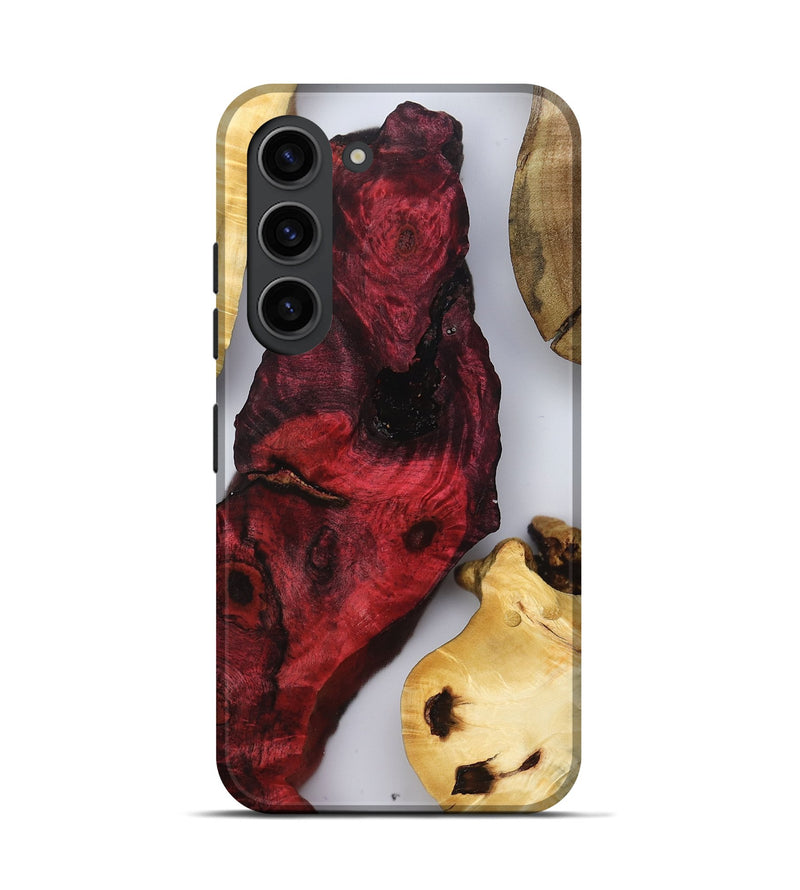 Galaxy S23 Wood Live Edge Phone Case - Chandra (Clear, 802444)