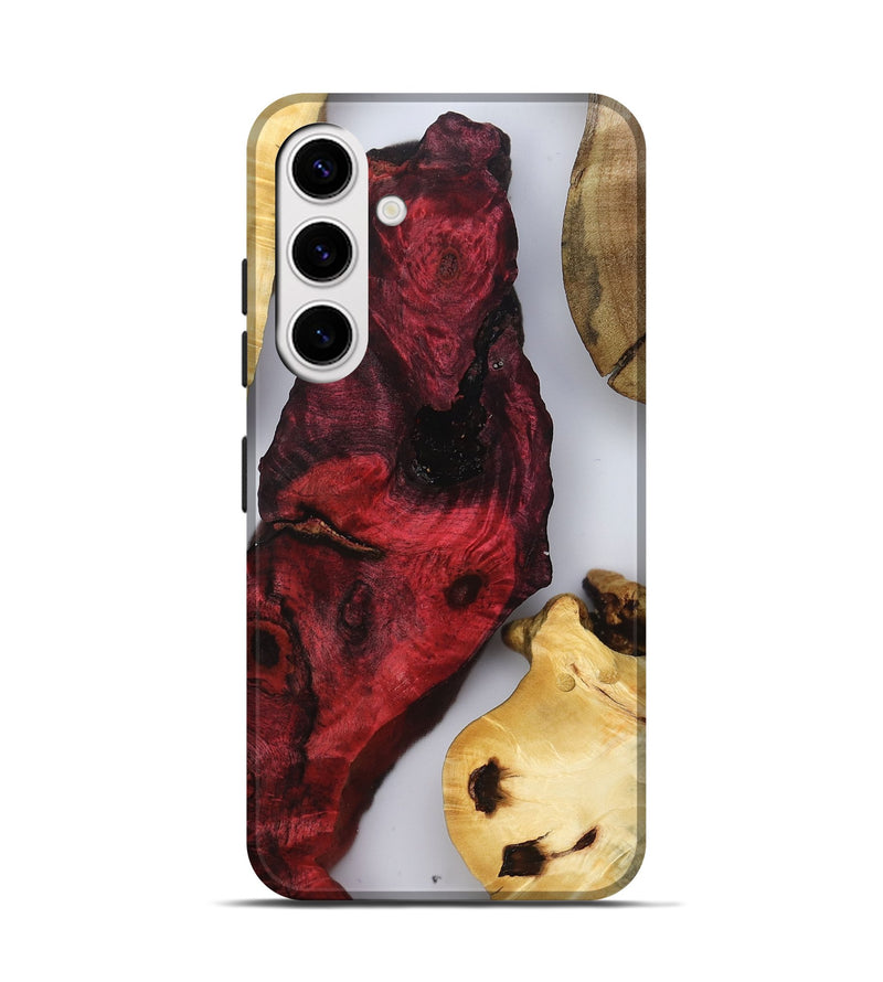 Galaxy S25 Wood Live Edge Phone Case - Chandra (Clear, 802444)