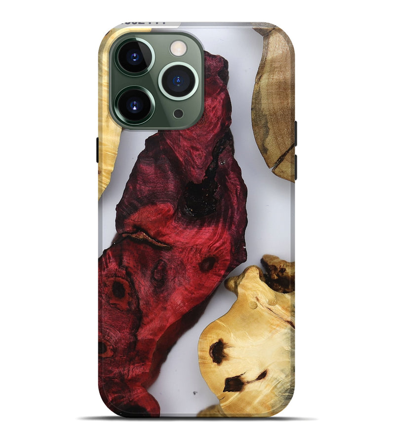 iPhone 13 Pro Max Wood Live Edge Phone Case - Chandra (Clear, 802444)