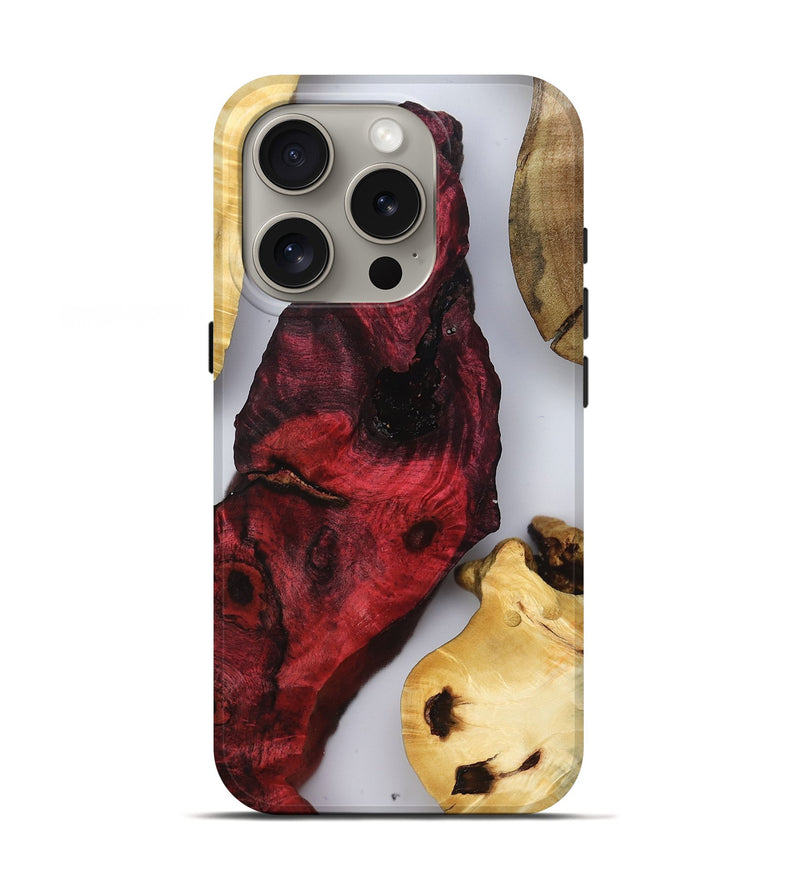 iPhone 16 Pro Wood Live Edge Phone Case - Chandra (Clear, 802444)