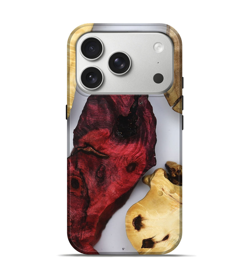 iPhone 17 Pro Wood Live Edge Phone Case - Chandra (Clear, 802444)
