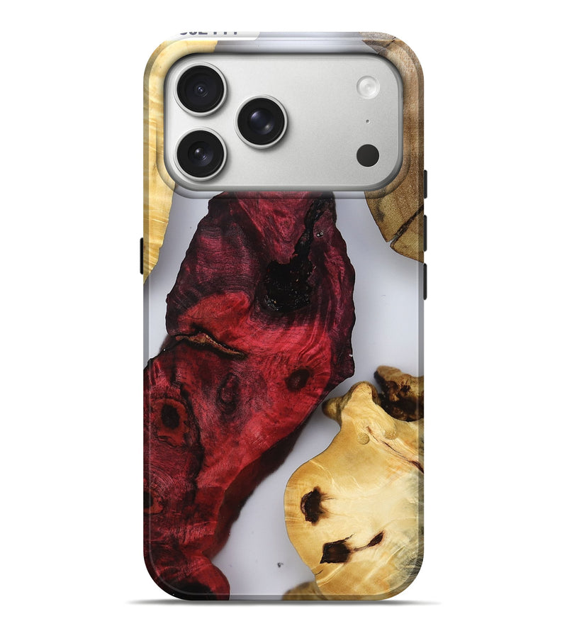iPhone 17 Pro Max Wood Live Edge Phone Case - Chandra (Clear, 802444)