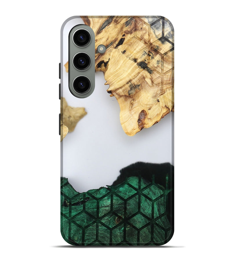 Galaxy S24 Plus Wood Live Edge Phone Case - Royal (Clear, 802446)