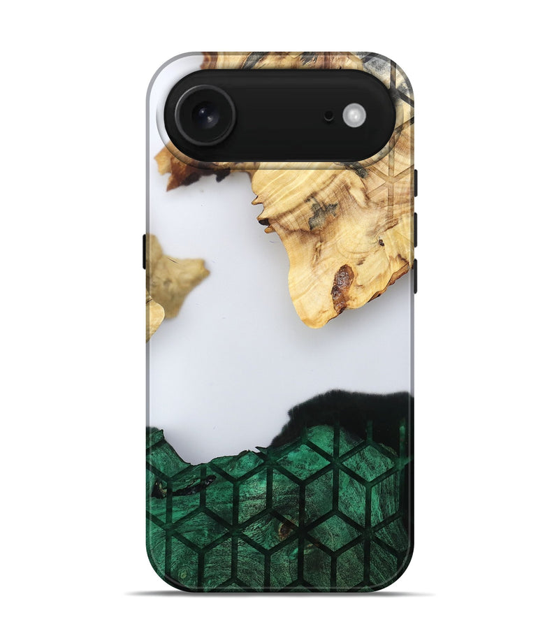 iPhone 17 Air Wood Live Edge Phone Case - Royal (Clear, 802446)