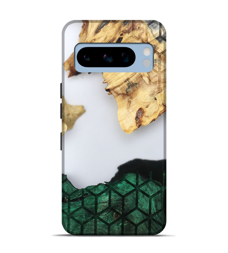 Pixel 8 Pro Wood Live Edge Phone Case - Royal (Clear, 802446)