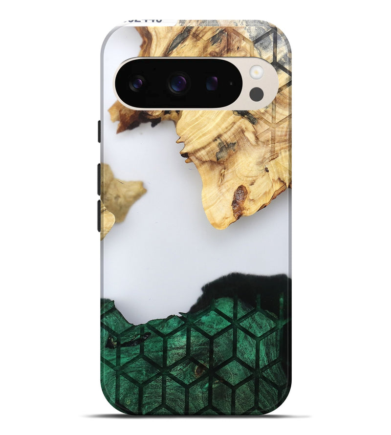 Pixel 9 Pro XL Wood Live Edge Phone Case - Royal (Clear, 802446)